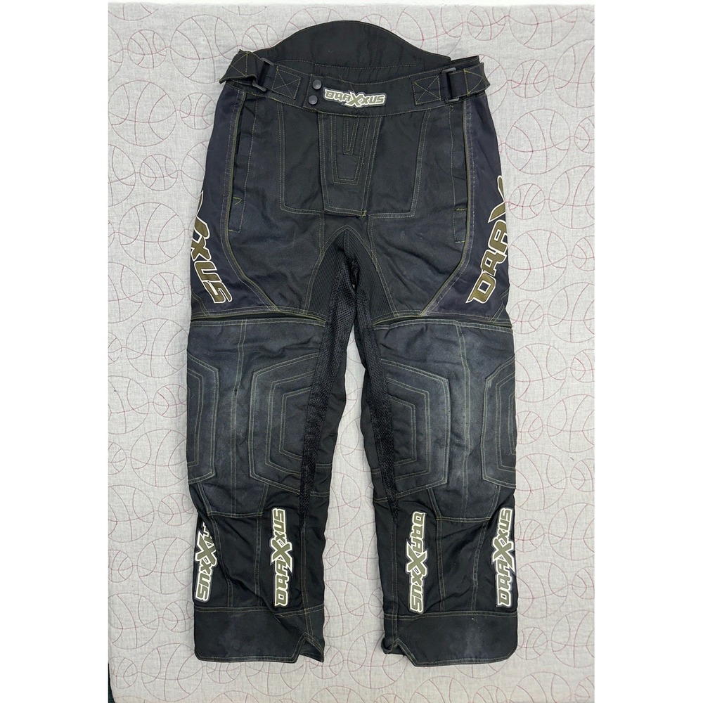 Draxxus Paintball Pants Black Padded Tactical 61567 / Mens Medium